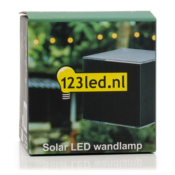 123inkt 123led Solar wandlamp Avon Down zwart SL10-45-down LDR08534 - 6
