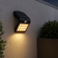 123inkt 123led Solar wandlamp Osaka met sensor LSD-SWL-1.5WPlus-Butterfly-BL LDR08574