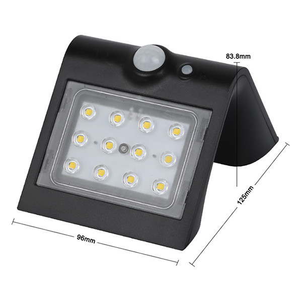 123inkt 123led Solar wandlamp Osaka met sensor LSD-SWL-1.5WPlus-Butterfly-BL LDR08574 - 6