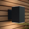123inkt 123led Solar wandlamp Oxford Up & Down zwart SL10-43 LDR08532 - 1