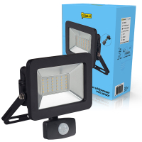 123inkt 123led breedstraler met sensor | 6000K | 3300 lumen (30W) 0310715L123 LDR01991