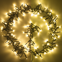123inkt 123led clusterverlichting extra warm wit & warm wit 4,5 meter 192 lampjes  LDR07126