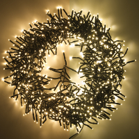 123inkt 123led clusterverlichting extra warm wit & warm wit 8,6 meter 768 lampjes  LDR07129