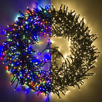 123led clusterverlichting multicolor & warmwit 11,4m1152 lampjes LDR07189 123led clusterverlichting multicolor & warmwit 11,4m1152 lampjes LDR07189