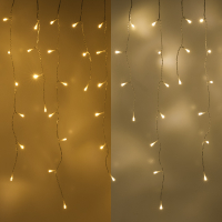 123inkt 123led ijspegelverlichting extra warm wit & wam wit transparant 8,5 meter 180 lampjes  LDR07287