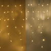 123led ijspegelverlichting extra warm wit & warm wit transparant 12,1 meter 360 lampjes