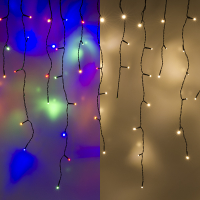123inkt 123led ijspegelverlichting multicolor & warm wit 12.1 meter 360 lampjes  LDR07292
