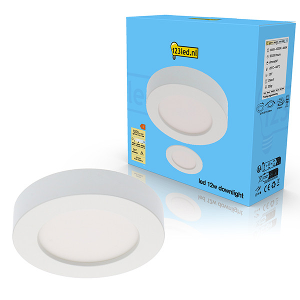 123inkt 123led inbouwspot | Rond | Ø 15 cm | 3000-6000K | Dimbaar (12W) 810381L123 LDR02012 - 1