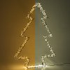 123led kerstboom 3D 56 cm extra warmwit & warmwit 540 lampjes zwart LDR07273 - 1