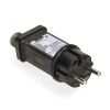 123led kerstkrans op voet 28 cm extra warm wit & warm wit 800 lampjes zwart LDR07324 - 6