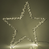 123led kerstster 3D 56 cm extra warmwit & warmwit 540 lampjes zwart LDR07267 - 4