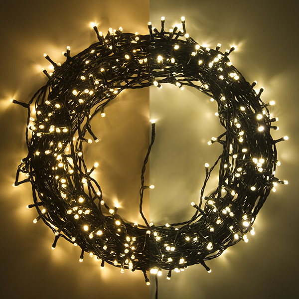 123inkt 123led kerstverlichting extra warm wit & warm wit 39 meter 480 lampjes  LDR07006 - 1