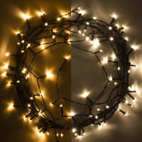 123led kerstverlichting extra warmwit & warmwit 7,5 meter op batterijen 96 lampjes met timer LDR07147 123led kerstverlichting extra warmwit & warmwit 7,5 meter op batterijen 96 lampjes met timer LDR07147