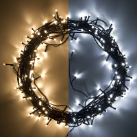 123inkt 123led kerstverlichting koud wit & warm wit 21 meter 240 lampjes  LDR07019