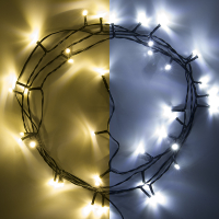 123inkt 123led kerstverlichting koud wit & warm wit 5,9 meter 40 lampjes  LDR07015