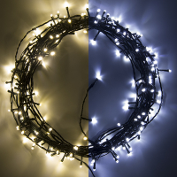 123led kerstverlichting koud wit & warmwit 16,4m180 lampjes LDR07018