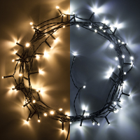 123led kerstverlichting koud wit & warmwit 8,9m 80 lampjes LDR07016