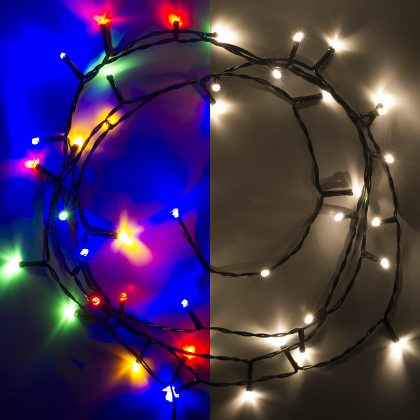 123inkt 123led kerstverlichting multicolor & warm wit 5,9 meter 40 lampjes  LDR07177 - 1