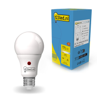 123inkt 123led ledlamp E27 | Peer A60 | Mat | Daglichtsensor | 2700K | 8W (60W) 929001383631c LDR01844