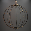 123led lichtbol kerst Ø 40 cm extra warm wit & warm wit 192 lampjes zwart
