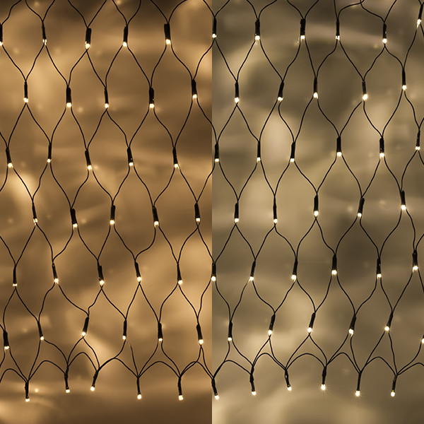 123led netverlichting extra warmwit & warmwit 120 x 60 cm 144 lampjes LDR07156 123led netverlichting extra warmwit & warmwit 120 x 60 cm 144 lampjes LDR07156 - 1