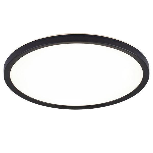123inkt 123led plafondlamp | Ø 22.5 cm | 3000-4000-6000K | 1440 lumen | Zwart (12W)  LDR02155 - 1