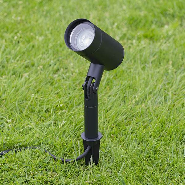 123inkt 123led prikspot Alden zwart geschikt voor 1x GU10 5961 LDR08509 - 4