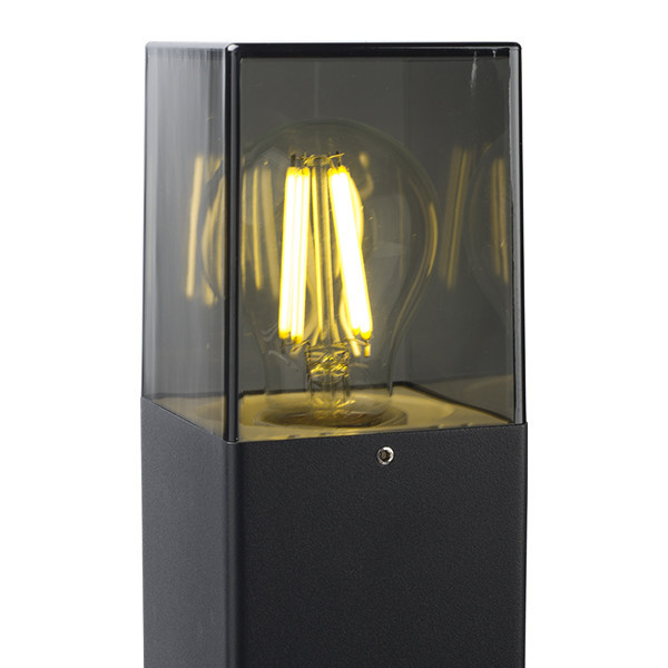 123inkt 123led tuinlantaarn Smokey zwart geschikt voor 1x E27 16152 LDR08515 - 3