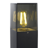 123inkt 123led tuinlantaarn Smokey zwart geschikt voor 1x E27 16152 LDR08515 - 3