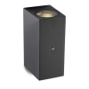 123inkt 123led wandlamp Avalon Up & Down vierkant zwart met sensor geschikt voor 1x GU10 1114 LDR08522 - 4
