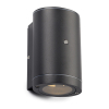 123inkt 123led wandlamp Kingston zwart ovaal met sensor geschikt voor 1x GU10 6004 LDR08523 - 1