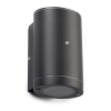 123inkt 123led wandlamp Kingston zwart ovaal met sensor geschikt voor 1x GU10 6004 LDR08523 - 3