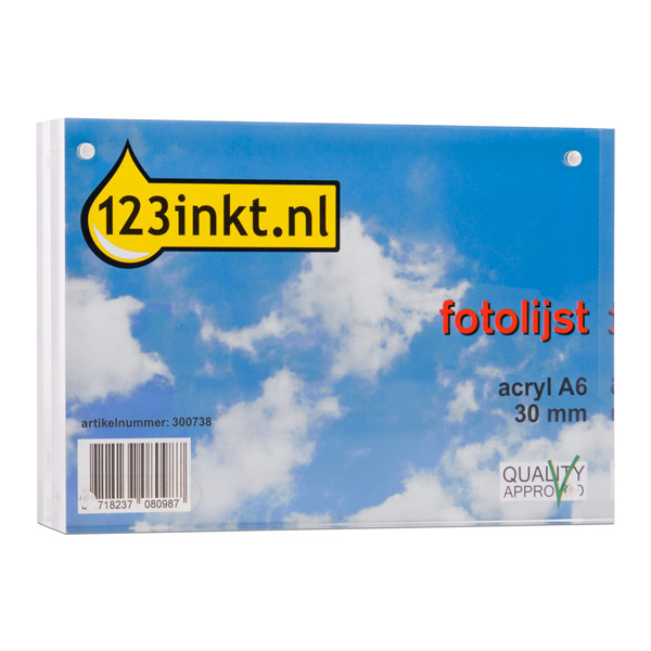 123inkt A6 fotokader acryl 14,8 x 10,5 cm 1954805C SV12292 300738 - 1