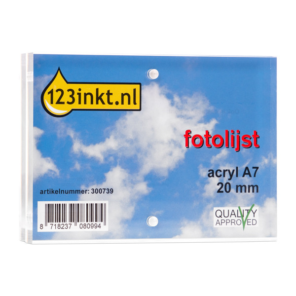 123inkt A7 fotokader acryl 10,5 x 7,4 cm 1954705C SV12110 300739 - 1