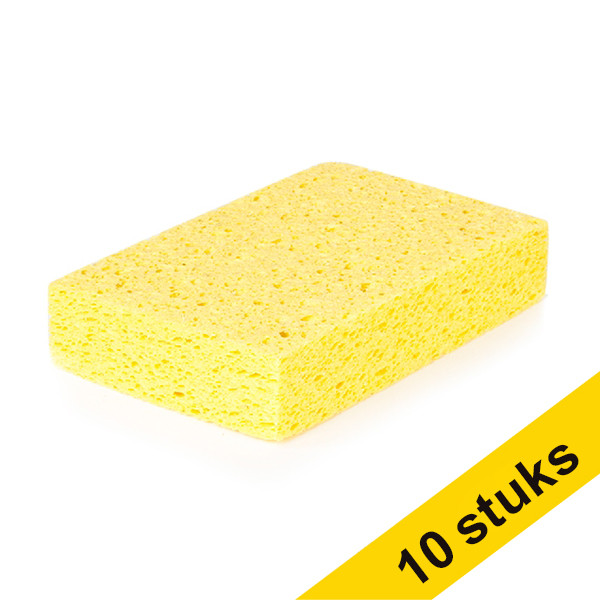 123inkt Aanbieding: 10x Viscose spons 14 x 9 x 3 cm  SDR06161 - 1