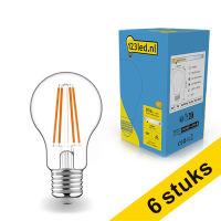 123inkt Aanbieding: 6x 123led E27 filament ledlamp peer 7W (60W)  LDR01791