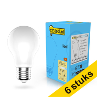 Aanbieding: 6x 123led E27 ledlamp peer mat dimbaar 4.5w (40w)