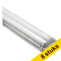 Aanbieding: 8x 123led IP65 TL-armatuur 120 cm | 4000K | 4320 lumen (18W) incl. TL-buis