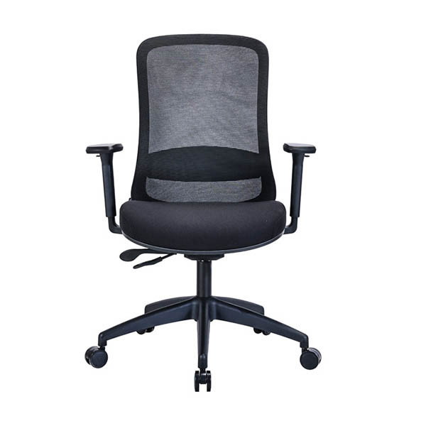 123inkt Business Ecoline bureaustoel mesh zwart 302669 - 2