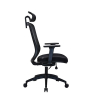 123inkt Business Ecoline bureaustoel mesh zwart (incl. hoofdsteun) 302696 - 3