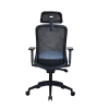 123inkt Business Ecoline bureaustoel mesh zwart (incl. hoofdsteun) 302696 - 4