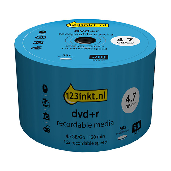 123inkt DVD+R 50 stuks op spindel 301229 - 1