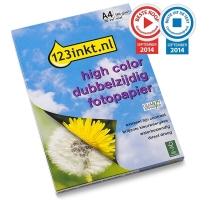 123inkt Dubbelzijdig High Color mat fotopapier 180 g/m² A4 (50 vellen) FSC®