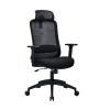123inkt Economic Ecoline bureaustoel mesh zwart (incl. hoofdsteun) 302695 - 1
