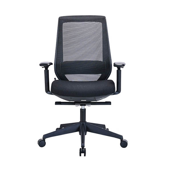 123inkt Executive Officeline bureaustoel mesh zwart 302671 - 2