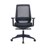 123inkt Executive Officeline bureaustoel mesh zwart 302671 - 2