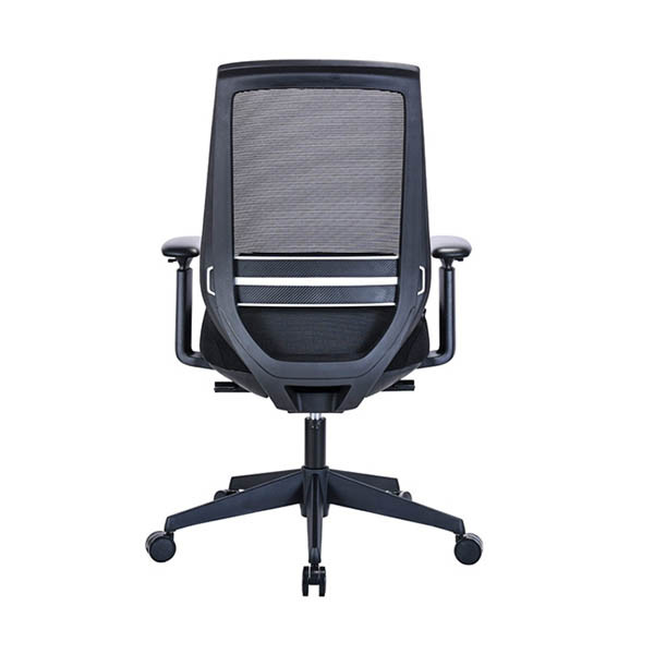 123inkt Executive Officeline bureaustoel mesh zwart 302671 - 4