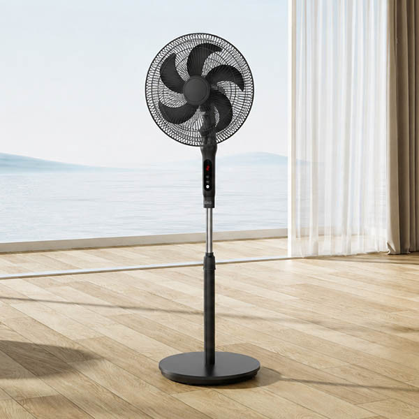 123inkt F602 ventilator staand met afstandsbediening zwart 303402 - 3