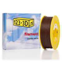 123inkt Filament bruin 1,75 mm PLA 1,1 kg Jupiter serie (123-3D huismerk)  DFP01040