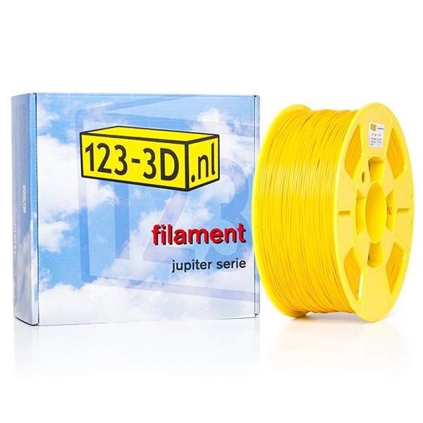 123inkt Filament geel 1,75 mm ABS 1 kg Jupiter serie (123-3D huismerk)  DFP01171 - 1
